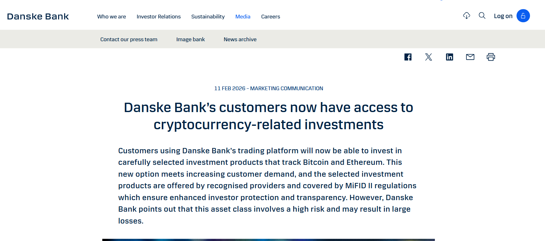 Denmark, Banks, Ethereum, Adoption, Bitcoin ETF