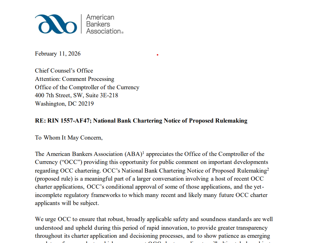 Banks lobby OCC over crypto trust bank charters