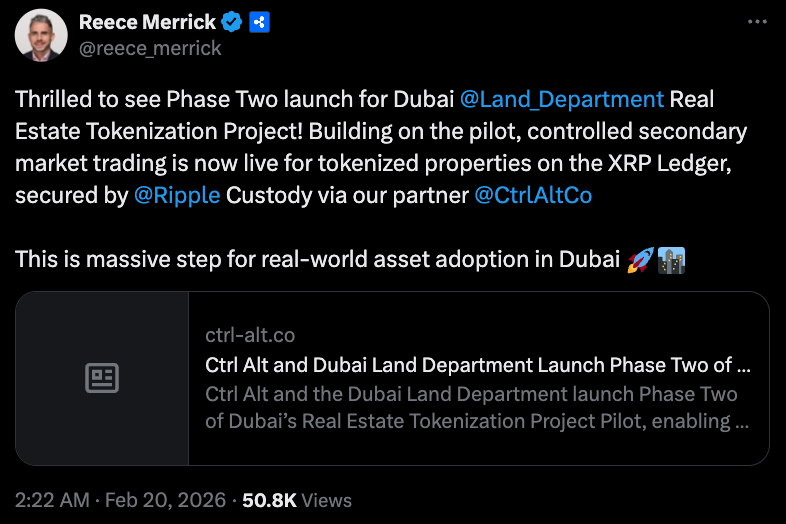 Real Estate, Dubai, Donald Trump, Tokenization