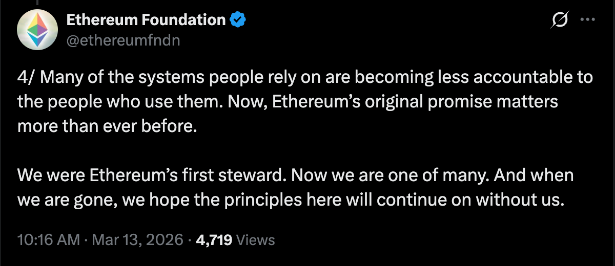 Ethereum基金会使命宣言