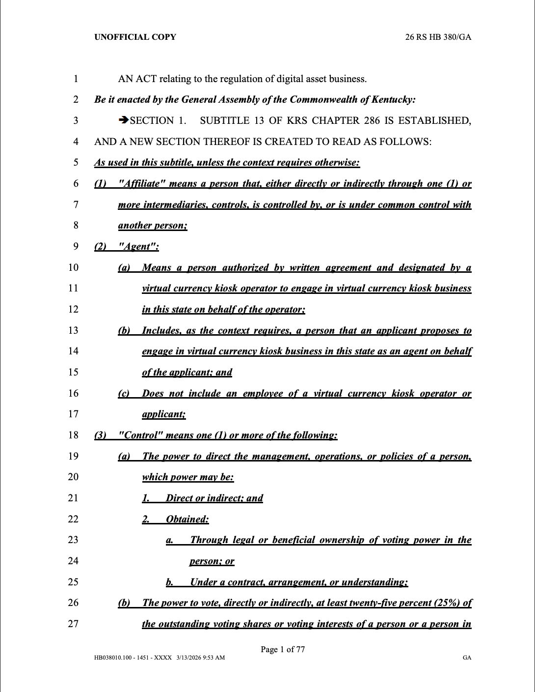 Bitcoin Regulation, Hardware Wallet, United States, Self Custody