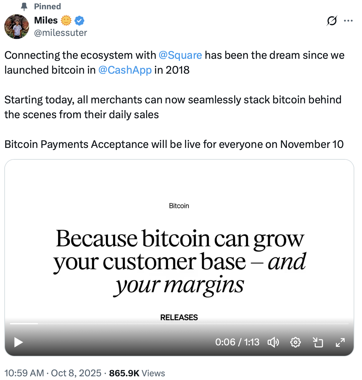 Coinbase, Kraken, Square, Lending, Jack Dorsey
